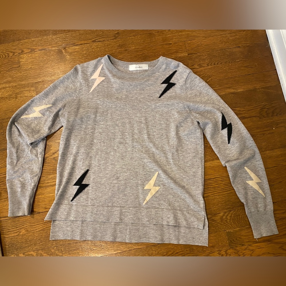 Tracadero lightning bolt sweater.